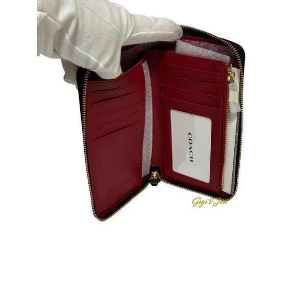 Coach Disney Mickey Mouse X Keith Haring Medium Id Zip Wallet New - Picture 3 of 8